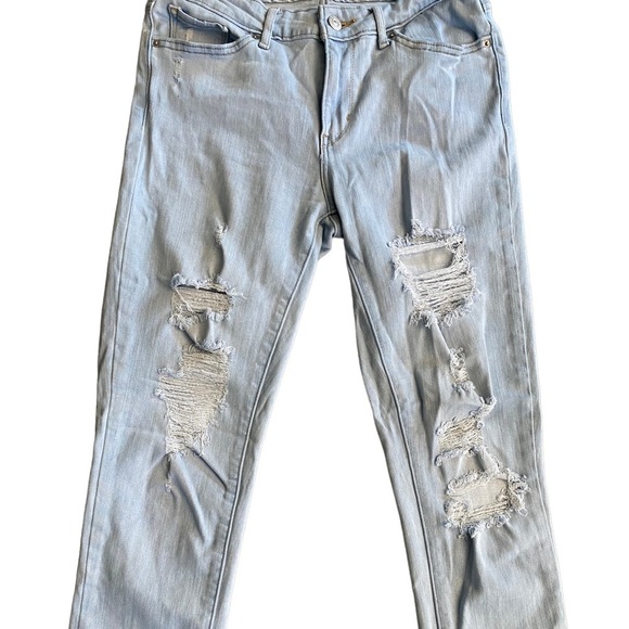 {Levi Strauss} 711 Distressed Skinny Jeans - Picture 3 of 8
